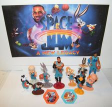 Space Jam A New Legacy Movie Deluxe Figure Set of 12 with 10 Figures and 2 Rings - £12.51 GBP
