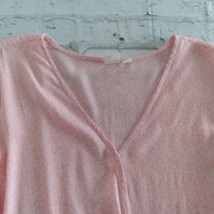 GAP Blouse Womens Small Pink Floral Wrap Front Tie Short Sleeve V Neck - £11.50 GBP