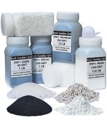 4.5 Lbs Rock Tumbler Grit Media Complete Kit -Inculde 4 Steps Grits + Pl... - $37.99