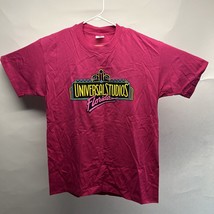 Universal Studios Orlando Florida Pink T-Shirt Large Single Stitch USA Vtg 90’s - £32.16 GBP
