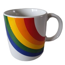 Vintage 1986 Ceramic Rainbow 10 oz Coffee Mug by F T D A Made In Korea P... - £15.69 GBP