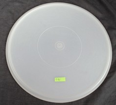 T71 Tupperware Replacement Round Container Lid - Clear Colorless - 12.75&quot; - £11.42 GBP