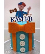 BLIPPI Custom Any Name Cake Topper || Theme Cake Topper || Customize Cak... - $15.00