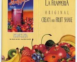 La Frapperia Menu Original Cream and Fruit Shake Eraclea Italy  - $17.82