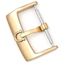 316L Stainless Steel Top Quality Watch Buckle 18mm for OMEGA in Yellow Gold - $15.35