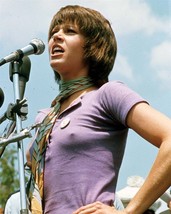 Jane Fonda activist 1971 speaking at anti Vietnam war rally 4x6 inch photo - £4.78 GBP