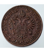 1851-A Autriche 2 Kreuzer Cuivre Pièce de Monnaie XF État Km #2189 - $82.15 CAD