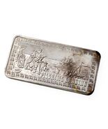 Pilgrims Landing Par Hamilton Mint - 1 Oz. Barres D'Art En Argent - $125.92