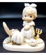 1983 Precious Moments &quot;Precious Memories&quot; Girl at Open Cedar Chest Figurine - $24.74