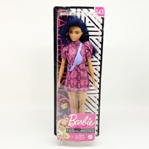 Mattel Barbie Fashionistas Doll #143 With Pink Snake Dress NEW - £14.99 GBP