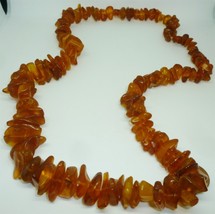 Vintage Baltic Multicolor Dark Brown Polished Amber Cluster Sm Beads Necklace - £50.63 GBP