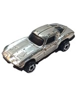 Vintage Micro Hot Wheels Silver Chrome Corvette Stingray Sports Car Mini... - €7,50 EUR