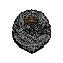 Harley - Davidson Vintage Large jacket/Vest Back Patch - embroidery Patc... - £22.02 GBP