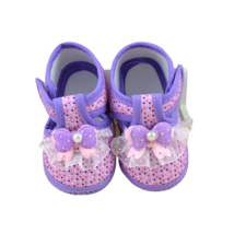 Lightweight Non Slip Baby Girl Pink Bow Sneakers Shoes - New - Size 3.5 - £13.43 GBP