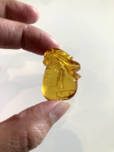 Amber Gemstone Burmese Amber Loose Amber Pendant DIY Amber Necklace Dragon - £69.42 GBP