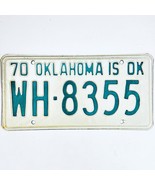 1970 United States Oklahoma Washington County Passenger License Plate WH... - $18.80