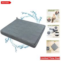 Non-Slip Shower Seat Cushion in Dark Grey - 4D Air Fiber, Quick Dry Comfort - $51.43