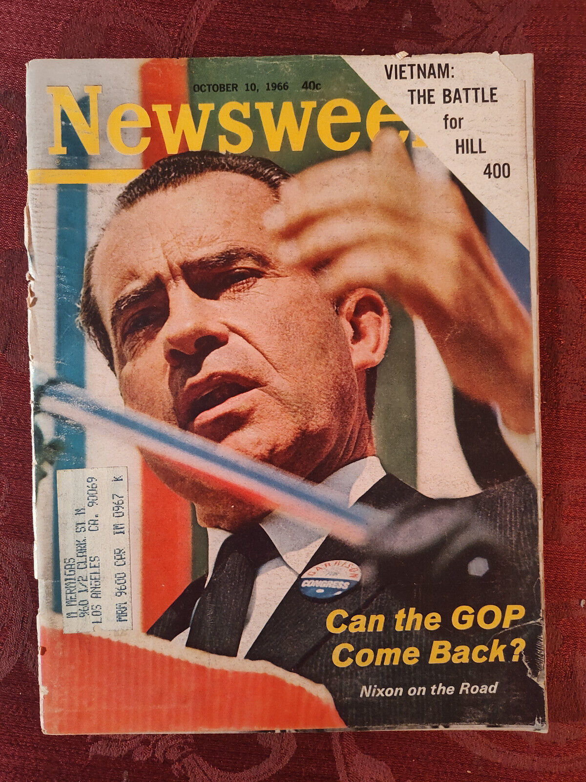NEWSWEEK October 3 1966 Oct 66 10/03/66 UN U Thant Whitney Museum Mary W... - $16.20