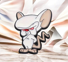 &quot;Pinky and the Brain Enamel Pin - Iconic Cartoon Villain Collectible Lap... - $11.99