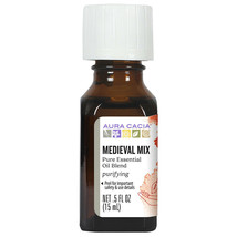 NEW Aura Cacia Medieval Mix With Rosemary Thyme Essential Oil 0.5 Fl Oz 15 Ml - £10.30 GBP