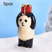 5pcs Christmas Cute Micro Landscape DIY Bonsai Decoration Snowscape Ornament, St - £0.78 GBP