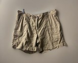dressbarn Cargo Shorts Womens Plus Size 16 Tan Pockets Canvas - $13.74