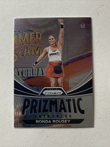 2023 Panini Prizm WWE Ronda Rousey Prizmatic Entrances Base Card - £3.35 GBP