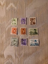 Lot Of 9 Egypt Cancelled Postage Stamps Vintage Collection VTG Egyptian - $12.86