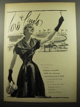 1950 Lord & Taylor Brigance Dress Ad - Our own first prize of summer - $18.49