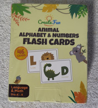 Animal Alphabet Numbers Flash Cards  Create Fun new pre-k k language math - $9.90