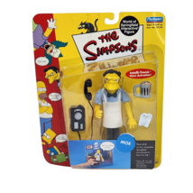 THE SIMPSONS 2000 INTERACTIVE MOE BARTENDER ACTION FIGURE NEW SEALED PLA... - £26.29 GBP