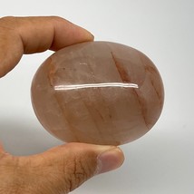 153.9g,2.4&quot;x2&quot;x1.5&quot;, Red Hematoid Quartz Palm-Stone Crystal Polished, B21126 - £9.96 GBP