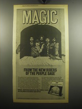 1975 New Riders of the Purple Sage Brujo Album Advertisement - Magic - £14.52 GBP