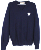 RARE 1970s VTG Penn State Logo 7 INC Sweater Blue NOS Never Worn Sz L 46... - $178.15