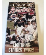 1992 Atlanta Braves VHS Tape Lightning Strikes Twice S2B - £11.72 GBP