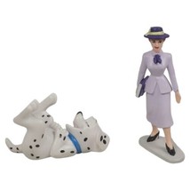 Disney 101 Dalmatians Anita &amp; Pup Figures - Mattel 1996 - £8.83 GBP