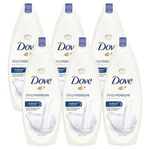 6-New Dove Body Wash Deep Moisture For Dry Skin Hydration Profunde- 22 oz bottle - £48.78 GBP