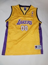 Vintage Champion Los Angeles Lakers  00 NBA Jersey Sz L 14-16 - $30.15