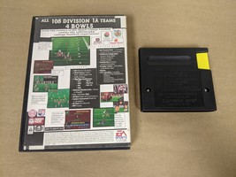 College Football USA 96 Sega Genesis Cartridge and Case water damage - $6.12