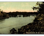 View Of Lost Channel Thousand Islands Ontario Canada UNP DB Postcard P26 - $3.51