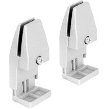 VIVO Silver Desk Clamps for Privacy Panels &amp; Acrylic Shields (Set of 2) - £25.17 GBP