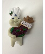 FS Pillsbury Doughboy STOCKING SURPRISE XMAS ORNAMENT GLITTER Danbury Mi... - $21.00