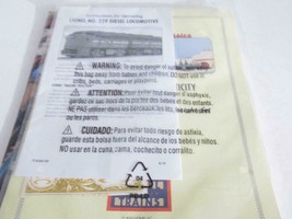 Lionel - Conventional Classics #229 Diesel Loco Instruction PACKET- New - M49 - £5.05 GBP