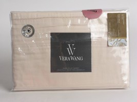 Vera Wang Simplicity Queen Flat Sheet Carnation $115 - £35.17 GBP