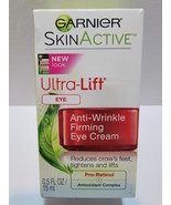 New Garnier Skinactive Ultra-Lift Anti-Wrinkle Firming Eye Cream 0.5 FL OZ Rare - $50.00