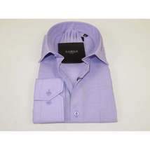 Men's Shirt Hankie CASILA Turkey Cotton Blend 501770-24 Lavender Oxford Texture image 3