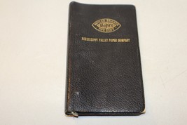 Vintage Butler Brands Paper Mississippi Valley Paper Co Leather Notepad ... - $7.91