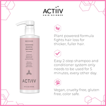 ACTiiV Recover Thickening Shampoo Treatment for Women, 16 Oz. image 2