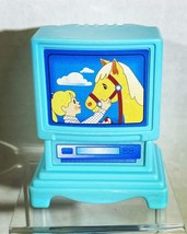 Fisher Price Loving Family 1994 Blue Television TV Horse Living Room VCR - $6.80