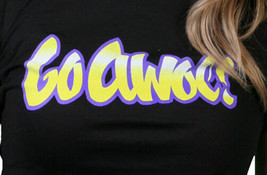 Rogue Status DTA Womens Girls Go AWOL Fade Black Purple Yellow Tee T-Shi... - $14.34
